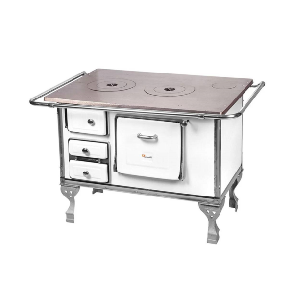 Fogão a Lenha Branco N° 2