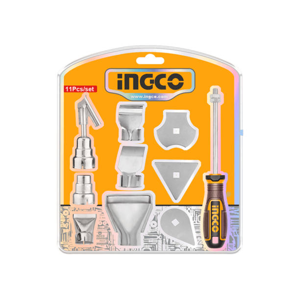 Jogo Acessórios p/ Soprador Térmico C/10pc Ingco HGA0131