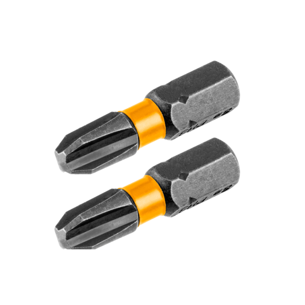 Jogo de Bits de Impacto Ph3 25mm C/2 Pc Ingco SDBIM71PH325