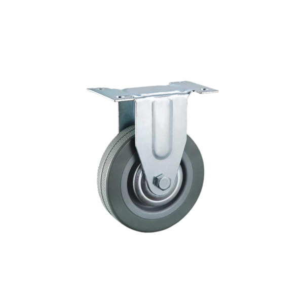 Rodízio De Pvc Cinza Fixo 2" Bisão