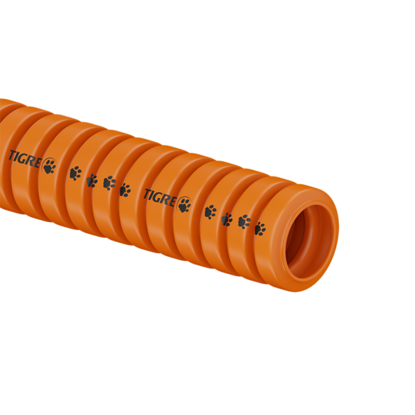 Mangueira Corrugada Laranja 25mm 50Mts Tigre