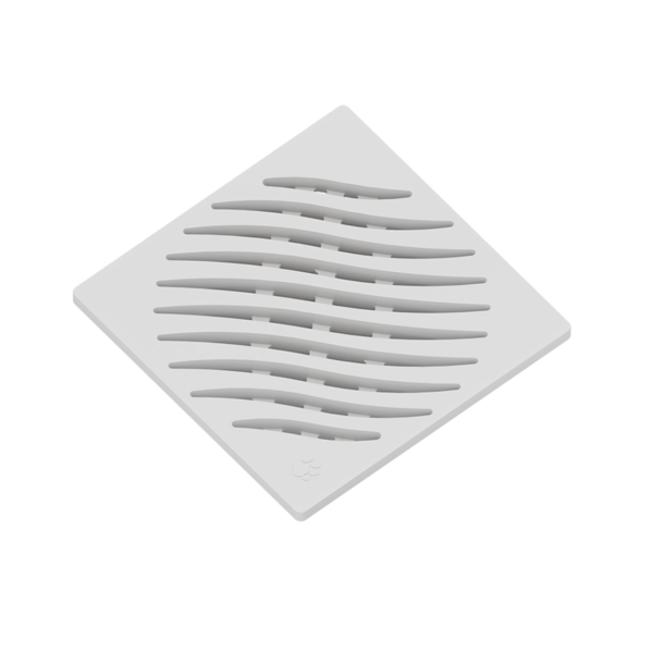 Grelha Ecológica Quadrada Branca Dn100 Tigre