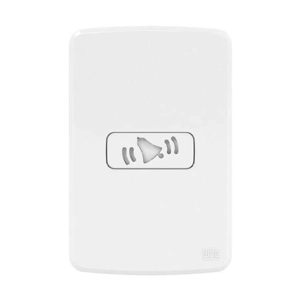 Campainha Cigarra Bivolt 127/220 4x2 Compose Branco Weg