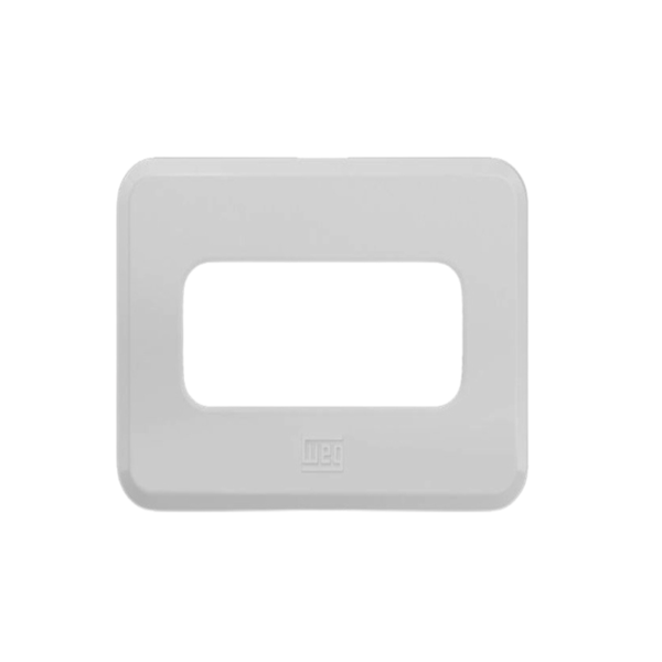 Mini Placa Embutir Moveis 1 Posição Compose Branco Weg