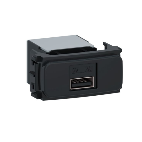 Modulo Tomada Carregador Keystone Usb Compose Preto Weg