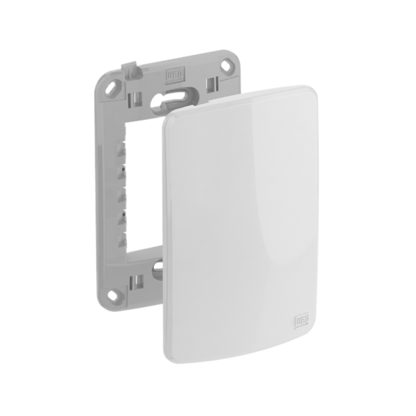 Placa + Suporte 4x2 Cega Compose Branco Weg