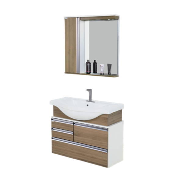 Kit Armário 72,5cm Firenze Susp Palissandro Aj. Rorato