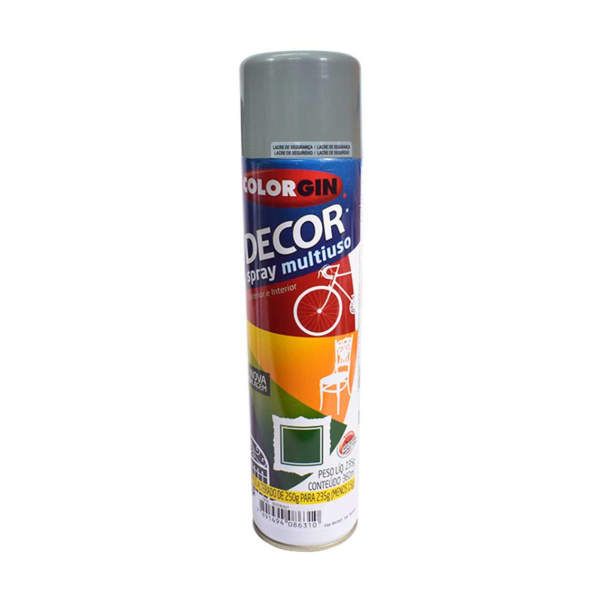 Tinta Spray Colorgin 360ml Cinza