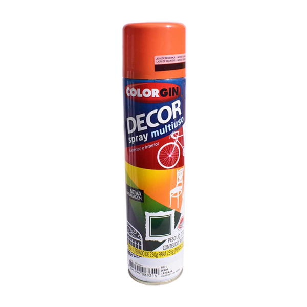 Tinta Spray Colorgin 360ml Laranja