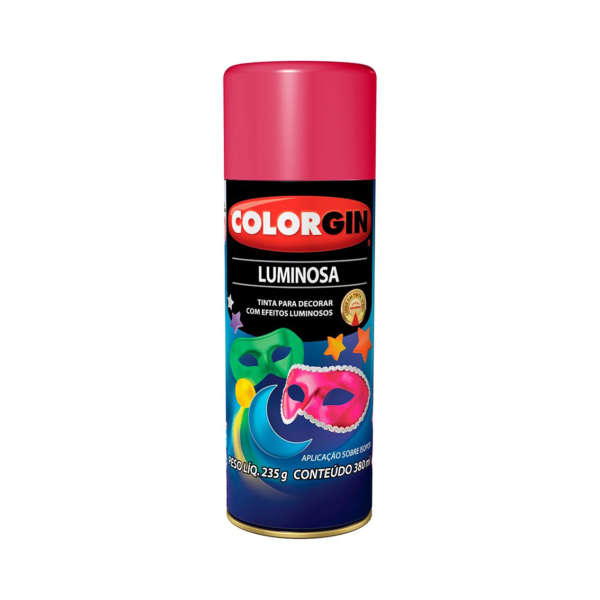 Tinta Spray Colorgin Luminosa 380ml Maravilha