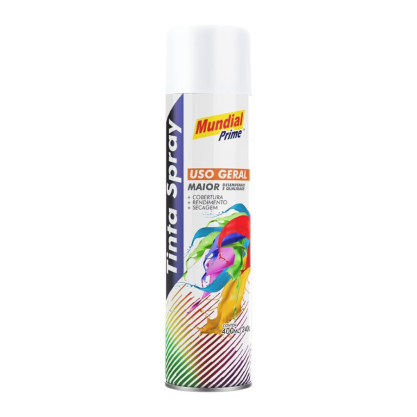 Tinta Spray Marfim 400ml Mundial Prime