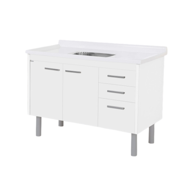 Balcão de Cozinha Valenza 116,2cm Tp Aj. Rorato