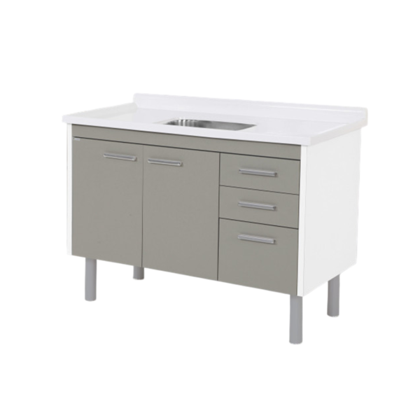 Balcão de Cozinha Valenza 154,2cm Gi Aj. Rorato