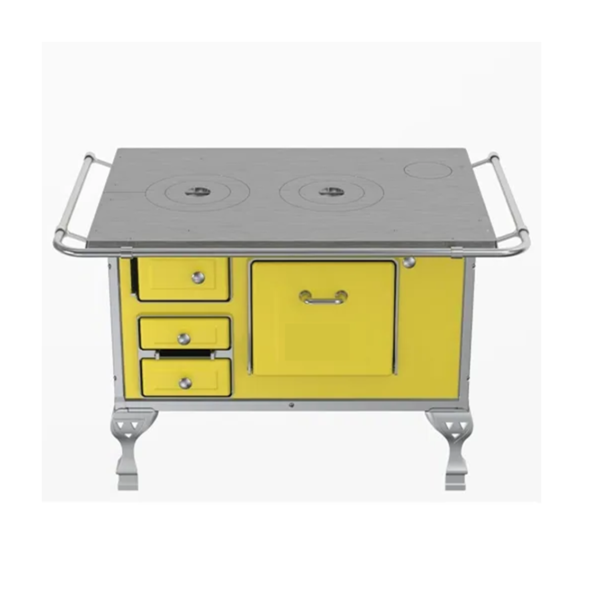 Fogão A Lenha N2 Direito Amarelo Marumby