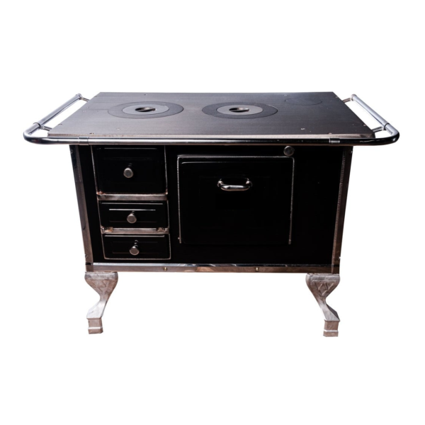 Fogão A Lenha N2 Direito Preto Marumby