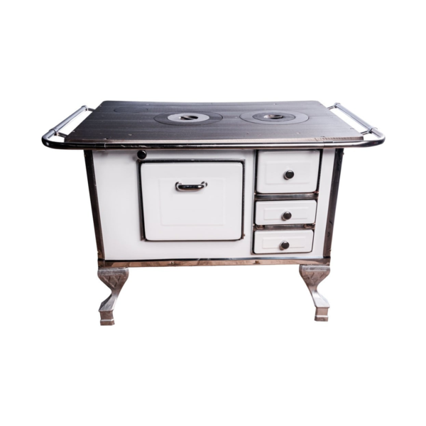 Fogão A Lenha N2 Esquerdo Branco Marumby