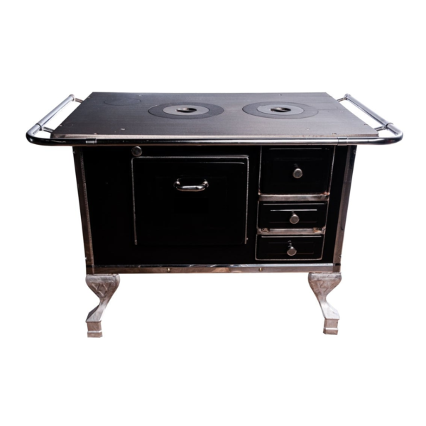 Fogão A Lenha N2 Esquerdo Preto Marumby