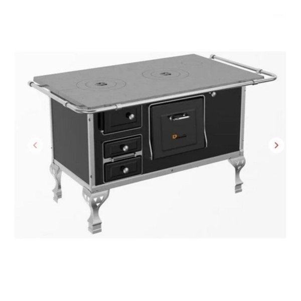 Fogão A Lenha N3 Direito Preto (Encomenda)