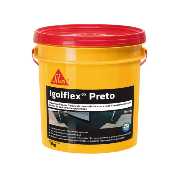 Impermeabilizante. Sika Igolflex Preto 18kg