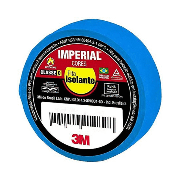 Fita Isolante Azul 18mmx10m 3m