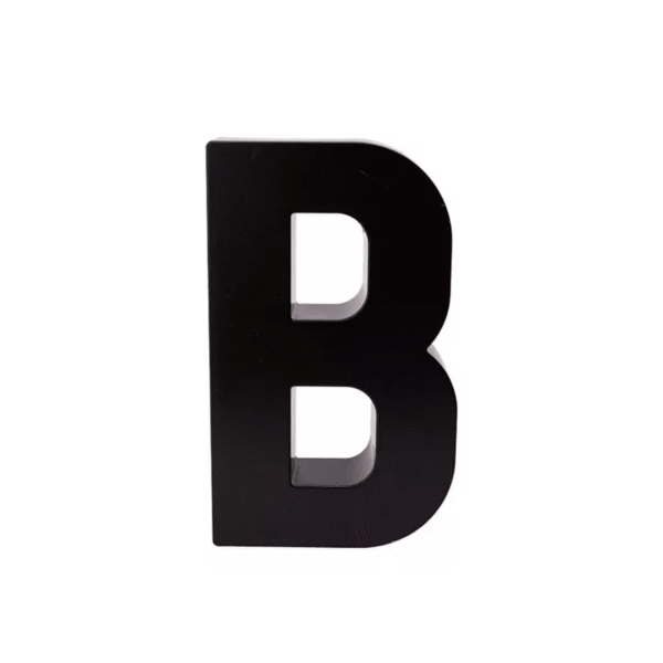 Letra Residencial Preto B Unica Roperplast