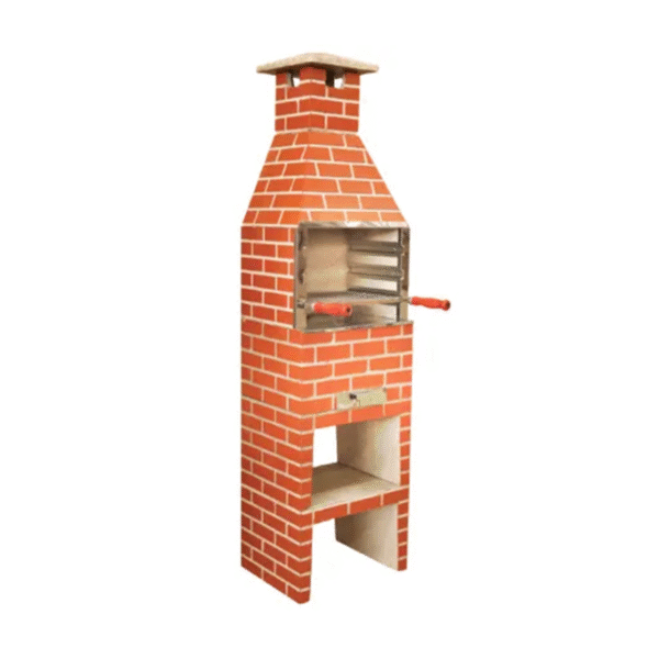 Churrasqueira Concreto Tijolinho Cerâmica 45cm