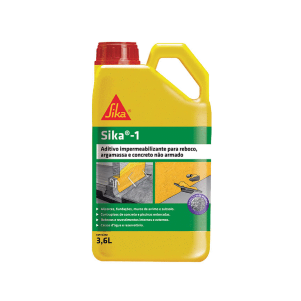 Impermeabilizante. Sika -1 3,6l