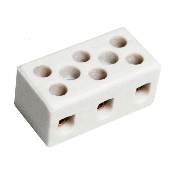 Conector Porcelana 16mm 3 Saidas G20