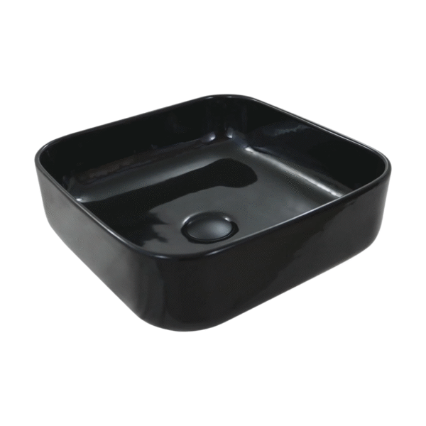 CUBA DE APOIO QUADRADA 375X375X125MM 6139A-GB GOOD PRETO