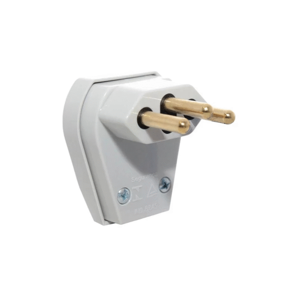 Plugue 2p/20a 90 Cinza Emb Connect Enerbras