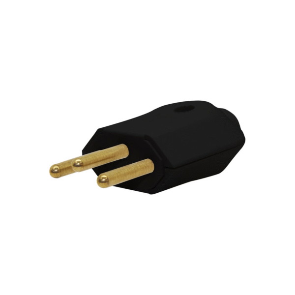 Plugue 2p+T/10a Preto Emb Connect Enerbras