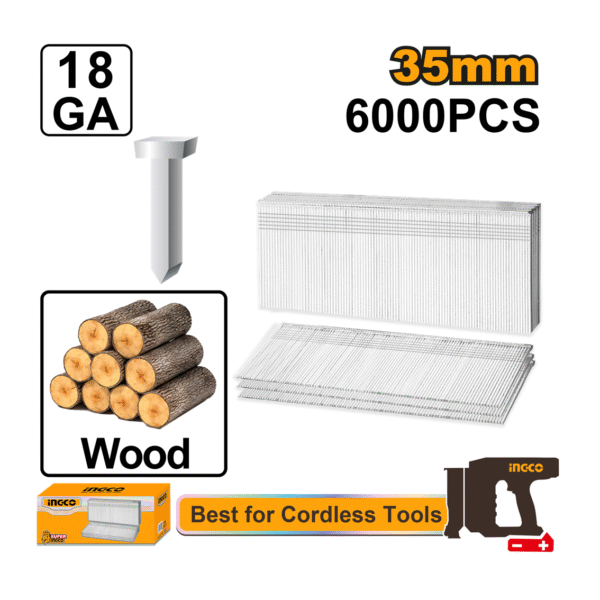 PINO P/PINADOR 35MM CX C/6000PC INGCO ANA18356