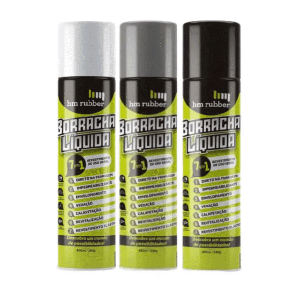 AEROSOL DIR. FERRUGEM ALUMINIO 400ML HM RUBBER