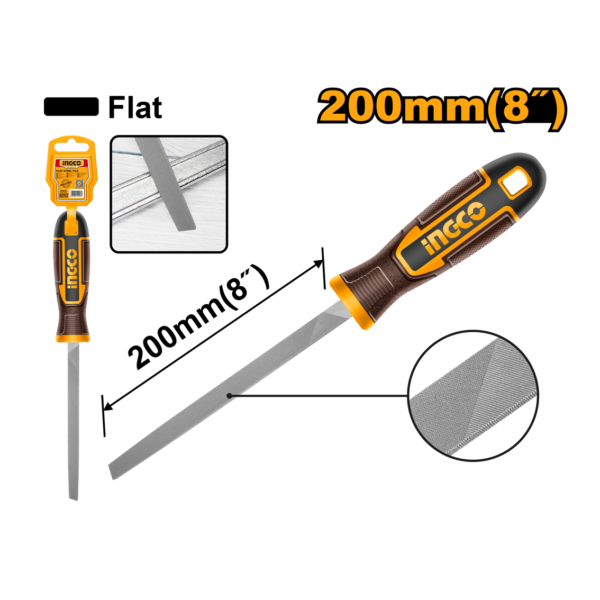 LIMA CHATA 8" C/CABO INGCO HSFF088