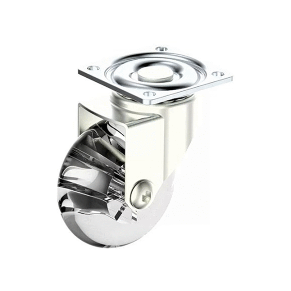 RODIZIO GIRATORIO SILICONE S/FREIO 50MM 40KG SOPRANO