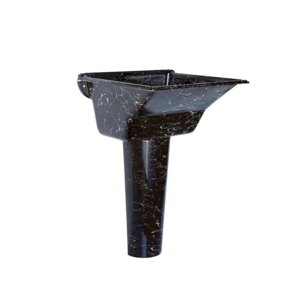 TANQUE C/ COLUNA 25L MARMORITE FIBERBLU GRANIT PRETO