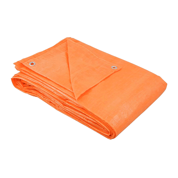 LONA POLIETILENO 4X3M LARANJA 200 MICRAS BISAO
