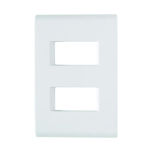 PLACA 4X2 2P AFASTADAS LIZ BRANCA TRAMONTINA