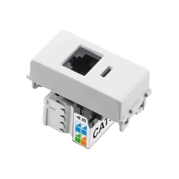 MODULO TOMADA BRANCA RJ45 LIZ TRAMONTINA