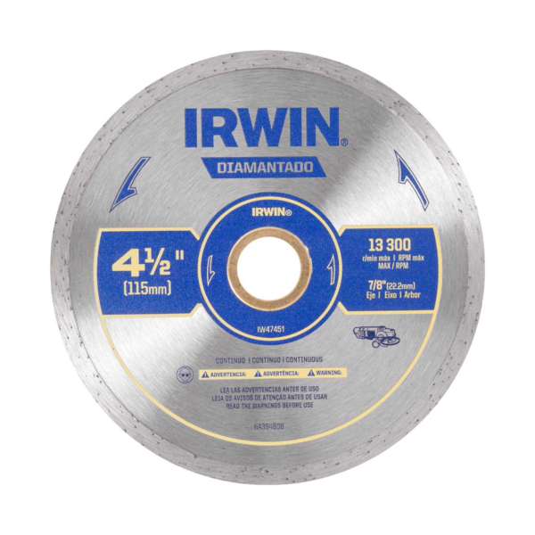 DISCO DIAMANTADO 115MM CONT IW47451 IRWIM