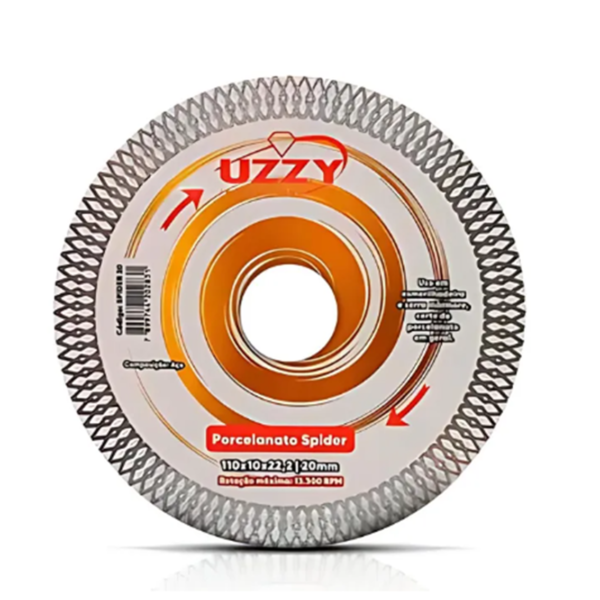 DISCO DIAMANTADO EXPERT PORCELANATO 110MM UZZY