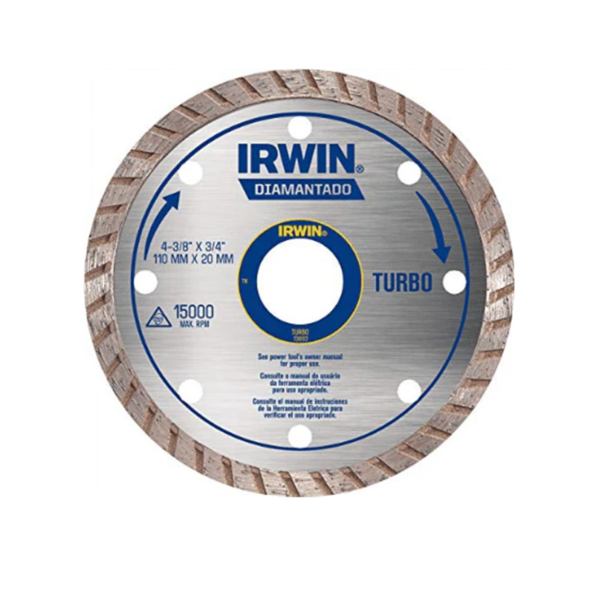 DISCO DIAMANTADO TURBO 115MM IRWIN