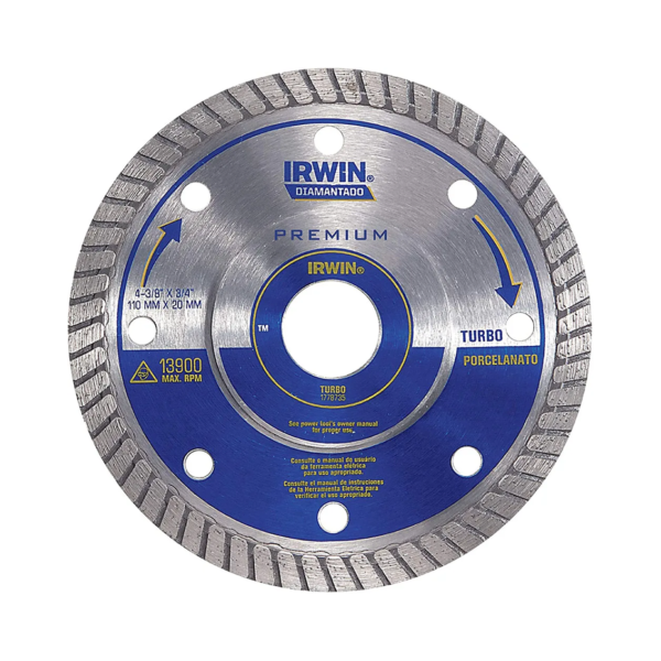 DISCO DIAMANTADO TURBO IRWIN 110MM
