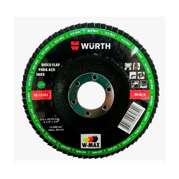 DISCO FLAP INOX G60 WURTH