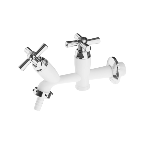 TORNEIRA 10CM TANQ/MANG CROSS BC/CRM 1/2"-3/4" TIGRE