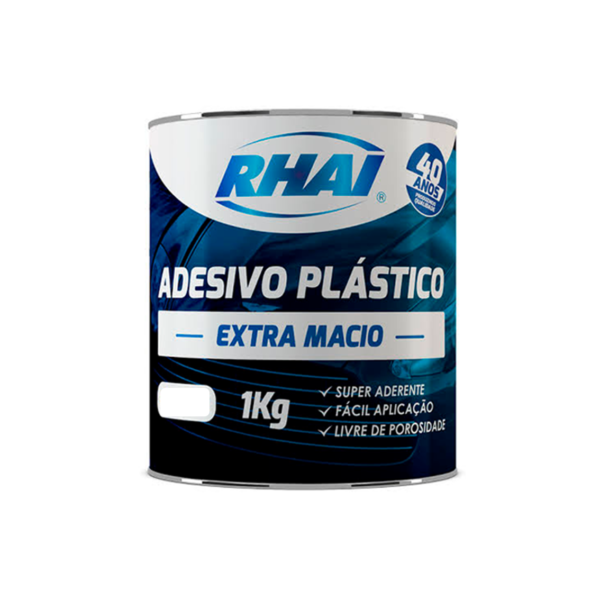 ADESIVO PLASTICO CINZA 1KG RHAI