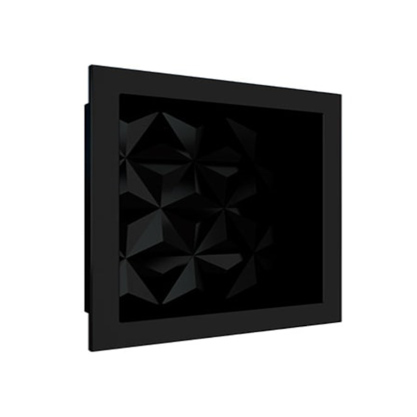 NICHO COZIMAX MULTI 40X30 PRETO TEXT TRIANGULAR