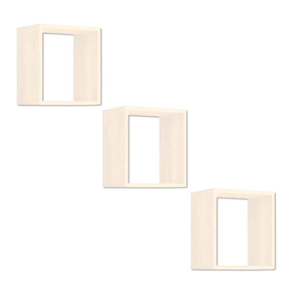 NICHOS MDF 3 UN 15 CM BRANCO MONTE FACIL