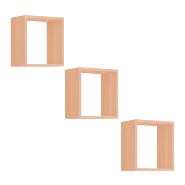 NICHOS MDF 3 UN 15 CM ROSA MONTE FACIL