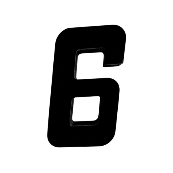 NUM. QUAD. 3D PRETO 6 ACM GOOD